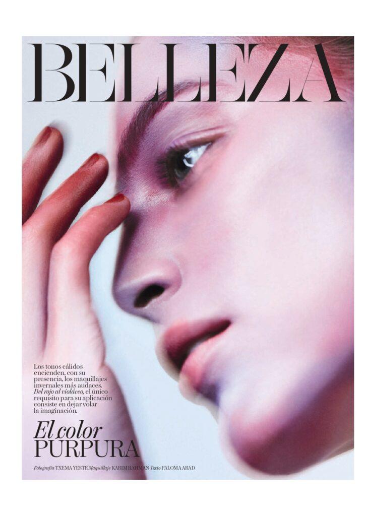 Manicura para revista Vogue realizada por la manicurista profesional Lucero Hurtado