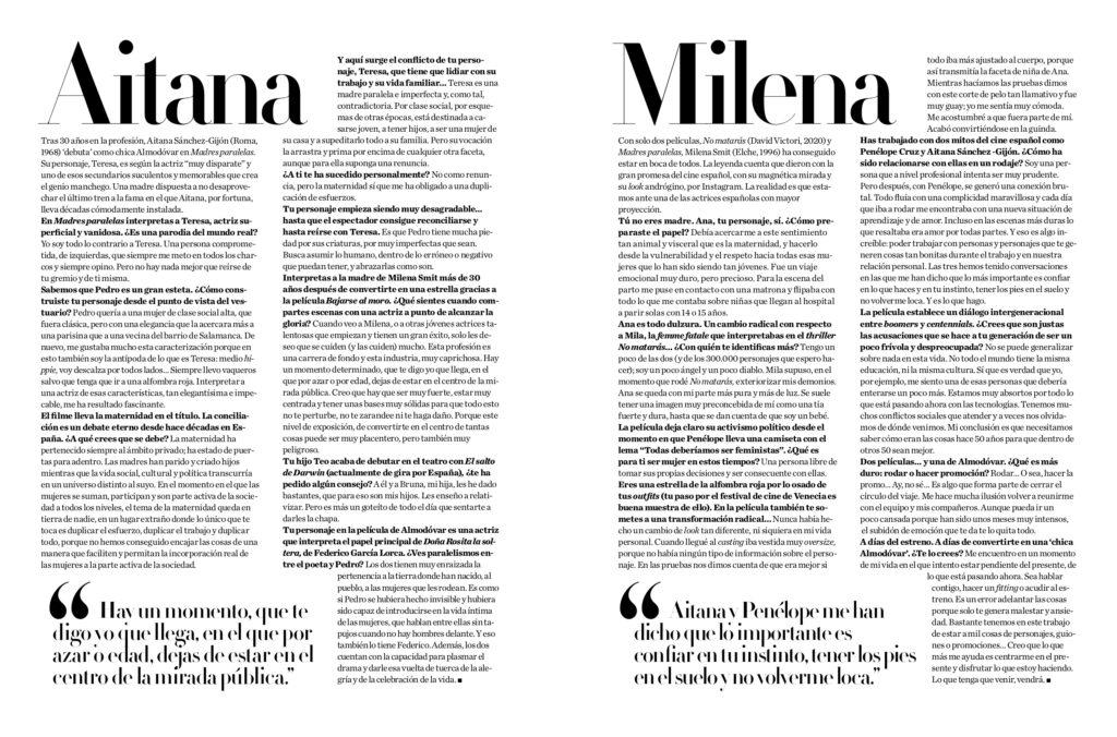 Aitana Sánchez-Gijón y Milena Smit