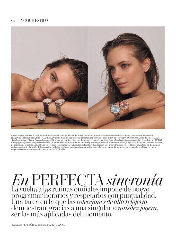 Manicura para revista Vogue realizada por la manicurista profesional Lucero Hurtado